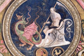 Saturn Afresco - Pietro Perugino